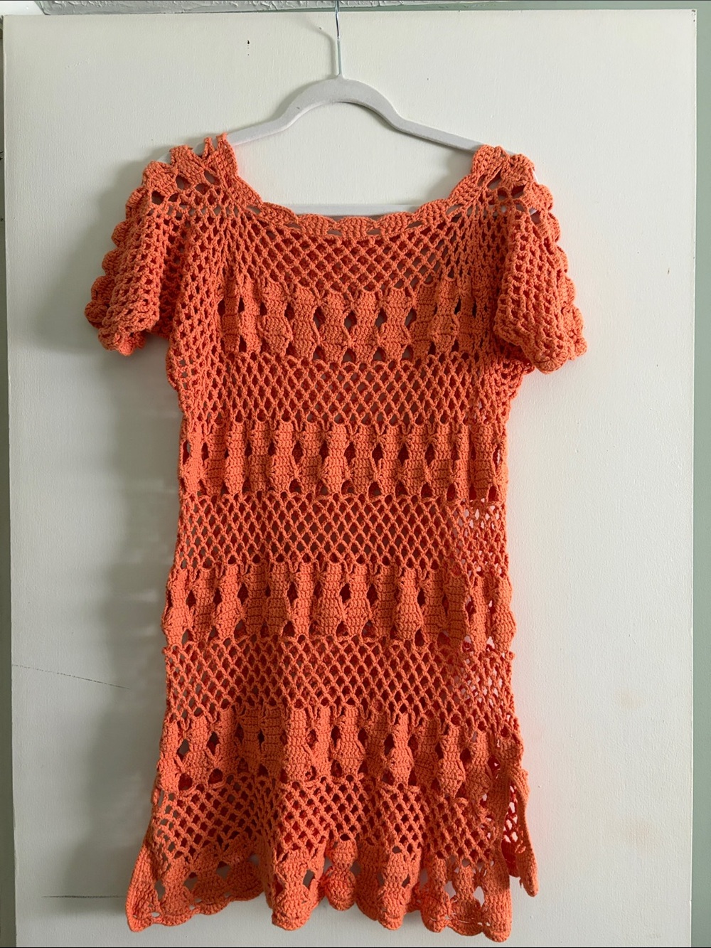 RYCO knit swim cover up boho mid top 100% cotton
